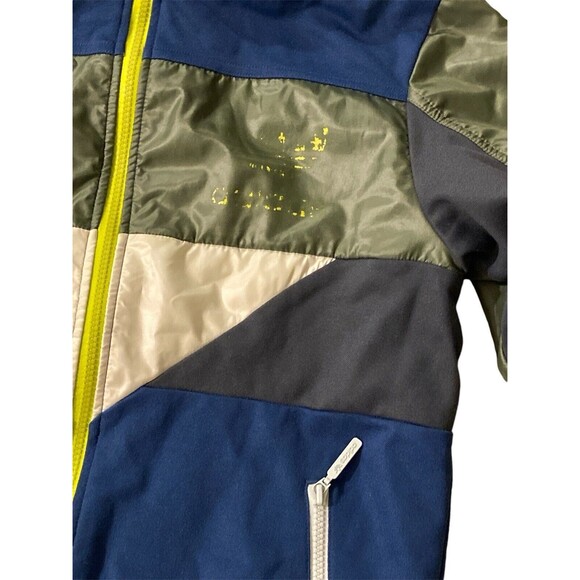 Vintage Adidas Zip Up Jacket Multicolor Large Sleeve‎ Size M - Picture 3 of 10